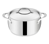 Lagostina Orchestra Casserole Profonde avec Couvercle en Acier Inoxydable 18/10 Ø 24 cm, Fond Lagotherm 3 Couches, Effet Miroir Extérieur et Intérieur Satiné, pour Toutes les Sources de Chaleur