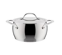 Lagostina Orchestra Casserole Profonde avec Couvercle en Acier Inoxydable 18/10 Ø 26 cm, Fond Lagotherm 3 Couches, Effet Miroir Extérieur et Intérieur Satiné, pour Toutes les Sources de Chaleur