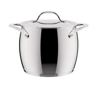 Lagostina Orchestra Marmite avec Couvercle et Deux Poignées en Acier Inoxydable 18/10 Ø 18 cm, Fond Lagotherm 3 Couches, Effet Miroir Extérieur et Intérieur Satiné, pour Toutes les Sources de Chaleur