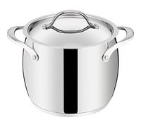 Lagostina Orchestra Pot avec couvercle et deux poignées en acier inoxydable 18/10 Ø 20 cm, fond Lagotherm 3 couches, effet miroir extérieur et intérieur satiné, pour toutes les sources de chaleur