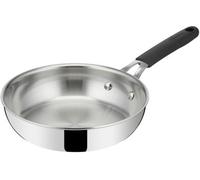 Lagostina Poêle Esperta Triply 28 cm acier inoxydable compatible induction