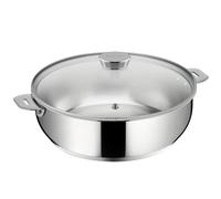 Sauteuse Salvaspazio+ avec son couvercle 24 cm en inox - Lagostina - Argent - Inox acier G