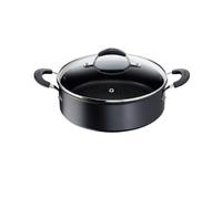 Lagostina - Sauteuse Anti-Adhésive + Couvercle 26cm Noir 012165031826