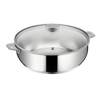 Lagostina Sauteuse Salvaspazio+ 24 cm avec couvercle en inox Argent