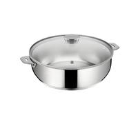 Sauteuse Salvaspazio+ avec son couvercle 26 cm en inox - Lagostina - Argent - Inox inox G