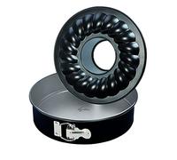 Lagostina Savoureuse tarte ouverte avec fermeture éclair et deux fonds interchangeables en acier antiadhésif, diamètre 26 cm, plaque de four jusqu'à 210°