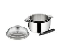 lagostina série de 3 casseroles inox 16/18/20cm 138600007 salvaspazio+