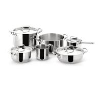 Lagostina Sfiziosa Batterie De Casseroles En Acier Inoxydable 10 Pièces