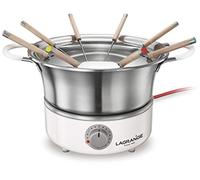Lagrange 349302 Fondue Elégance en Acier inoxydable Brossé Rouge