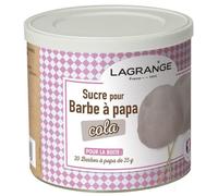 LAGRANGE 380009 Boîte de sucre à barbe à papa 500 g - Cola