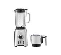 Lagrange Blender et moulin à grains 609010 – 1200 W 2 L Inox et verre Argent
