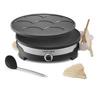 LAGRANGE, Crêpière Tradi' Duo, 2 en 1, 1500W, 109017 | Grandes et petites crêpes