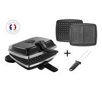 Lagrange Croque-gaufres 2 Plaques 1000w Noir 039426