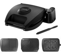 Lagrange - Croque, Gaufrier, Gaufrette Premium 2 Noir G+Gt+Cm+Spatule 018663