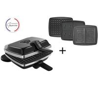 Lagrange Gaufrier Croque-Monsieur Super 2 039622 Antiadhésif Noir