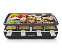 Lagrange Appareil à raclette Elément 179301 8 personnes 1200 W Gris noir