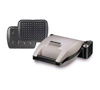 LAGRANGE Gaufrier Premium, 1200W, 2 jeux de plaques inclus (Gaufre & Gaufrette), Fabriqué en France, Réversible sur son socle, Cuisson personnalisé, Plaques amovibles, Multifonction, 019232