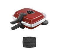 Lagrange Gaufrier Super2 – 1000W, 1 jeu de plaques Gaufre Coeur, Réversible, Fabriqué en France
