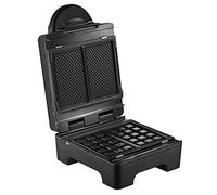 LAGRANGE Gaufrier Tart'Gaufres, 1070W, 3 jeux de plaques inclus, gaufres avec grosses alvéoles d’un côté et surface lisse pour tartiner de l’autre, Plaques amovibles, Multifonction, 029424