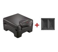 LAGRANGE Gaufrier Tart'Gaufres, 1070W, 3 jeux de plaques inclus, gaufres avec grosses alvéoles d’un côté et surface lisse pour tartiner de l’autre, Plaques amovibles, Multifonction, 029424