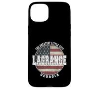 LaGrange Georgia, Drapeau américain Vintage Coque pour iPhone 15 Plus