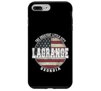 LaGrange Georgia, Drapeau américain Vintage Coque pour iPhone 7 Plus/8 Plus