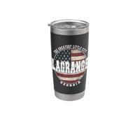 LaGrange Georgia, Drapeau américain vintage Gobelet isotherme en acier inoxydable double paroi
