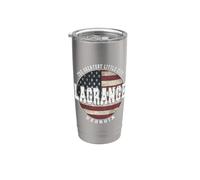 LaGrange Georgia, Drapeau américain vintage Gobelet isotherme en acier inoxydable double paroi