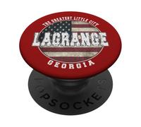 LaGrange Georgia, Drapeau américain Vintage PopSockets PopGrip Adhésif