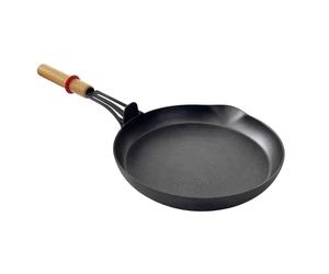 LAGRANGE, Grand poêlon à raclette rond, Manche Bois, AC509402 | Compatible avec Raclette Evolution Lagrange