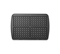 LAGRANGE, Jeu de plaques 4 Gaufres "5x8", Compatible Gaufrier 4 Gaufres, 080122