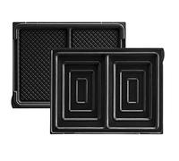 Lagrange Plaques Croque‑Monsieur compatibles Tarti' Gaufres – Alu moulé, Antiadhésif double couche