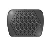 LAGRANGE Jeu de plaques Gaufre Bubble, compatible avec tous les gaufriers "Premium", Plaques en fonte d'aluminium, Revêtement antiadhésif double couche, 010832