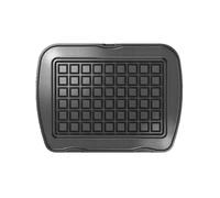 Lagrange Jeu de plaques Gaufres liégeoises 010722 – Fonte aluminium, antiadhésif double, Noir
