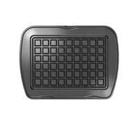 Lagrange Jeu de plaques Gaufres liégeoises 010722 – Fonte aluminium, antiadhésif double, Noir