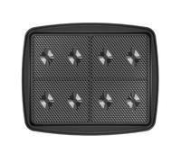 Lagrange Jeu de plaques gaufrette Super 2 30222 antiadhésives pour 4 gaufrettes Noir