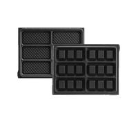 LAGRANGE, Jeu de plaques Mini Gaufres "1x3", 020322 | Pour Gaufrier Tarti' Gaufres® Lagrange