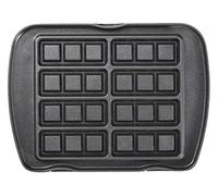 LAGRANGE Jeu de plaques Mini-gaufres, compatible avec tous les gaufriers "Premium", Plaques en fonte d'aluminium, Revêtement antiadhésif double couche, 010622, Noir