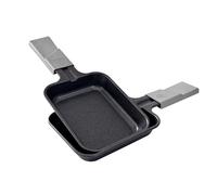 LAGRANGE, Lot de 2 poêlons à raclette, Manche gris moucheté, AC509802 | Compatible avec Raclette Elegance Lagrange