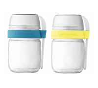 Lagrange Lot de 2 pots en verre pour yaourtière - 440401