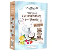 LAGRANGE, Lot de 5 arômes pour yaourts, 380500 | Citron, fraise, vanille, coco, framboise