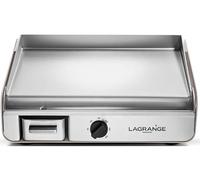 Plancha éléctrique 2300w plaque inox 45x33cm Lagrange 219105 noir G