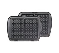 LAGRANGE Jeu de plaques Gaufre 5x8, compatible avec tous les gaufriers "Premium", Plaques en fonte d'aluminium, Revêtement antiadhésif double couche, 010122
