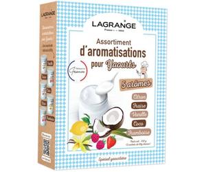 Lagrange - Préparation 5 Aromes Pour Yaourt 450g