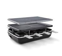 LAGRANGE, Raclette Element Grill + Pierre de cuisson, 8 personnes, Multifonctions, 1200 W, Fabrication française, Pierre de lave naturelle, 179601
