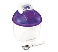 LAGRANGE, Sorbetière, Couleur Myrtille, 1.5L, 12W, 459004 | Ecran électronique & arrêt automatique