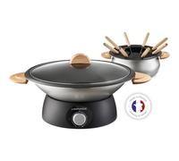 Wok et fondue LAGRANGE Wok et Fondue Bois clair 349019