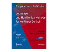 Lagrangian and hamiltonian methods for nonlinear control eu - Alessandro Astolfi - Hermes Science Publications - broché - Livre