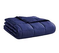 L'AGRATY Weighted Blanket - 48"x72" 15lbs Cooling Breathable Heavy Blanket Microfiber Material with Glass Beads for Adult All-Season Summer Fall Winter Soft Thick Comfort