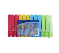 LAGUELLE 24 Pinces à linge en plastique